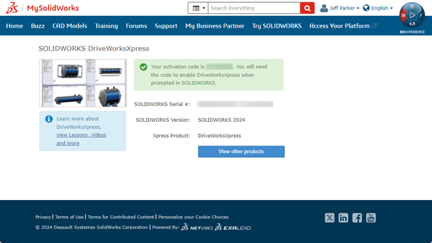 Activating SOLIDWORKS Xpress Products_PIC4