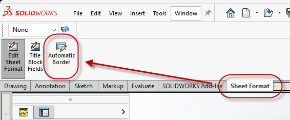 Creating Drawing Borders