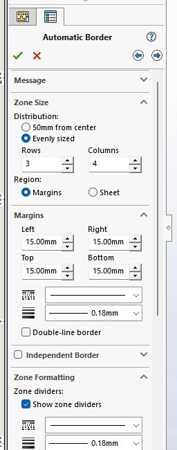 Creating Drawing Borders