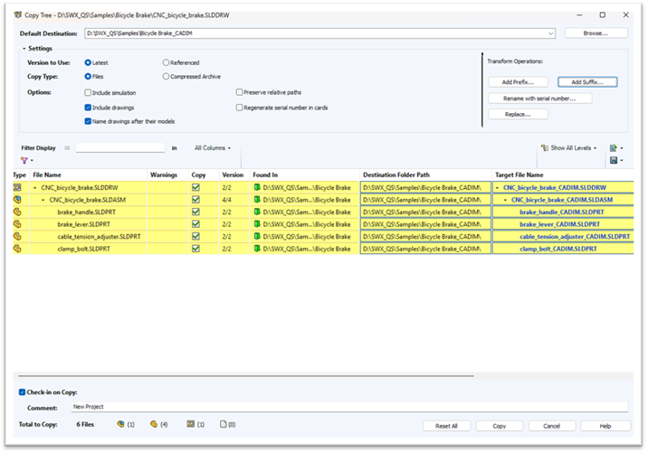 Pdm Copy Tree PDM | Copy Tree – How to Utilize