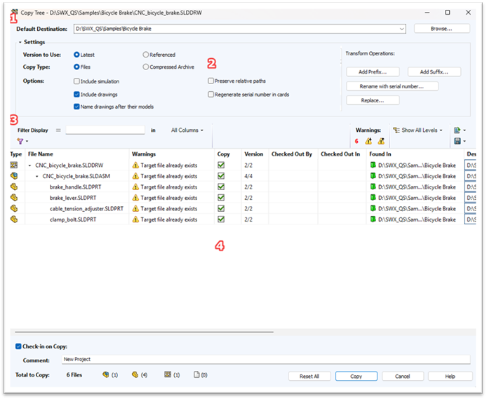 Pdm Copy Tree PDM | Copy Tree – How to Utilize